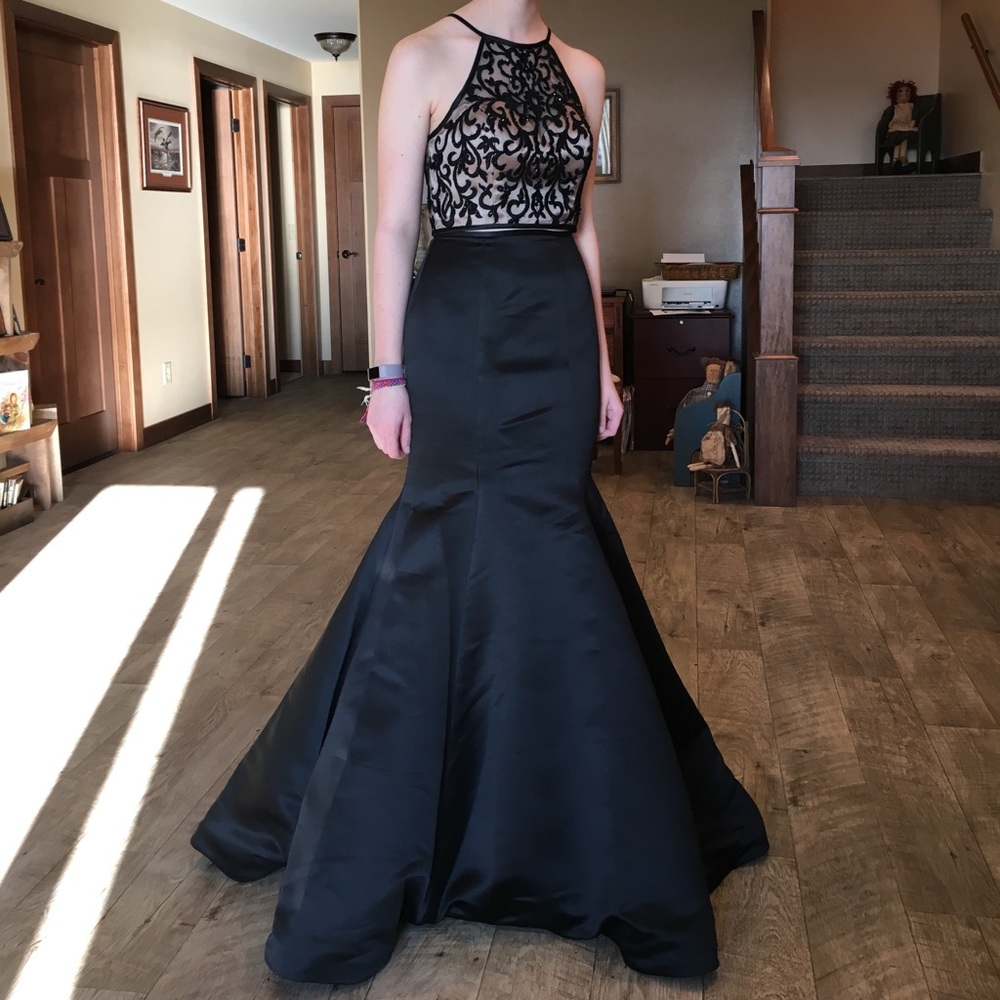 Black 2 piece dress